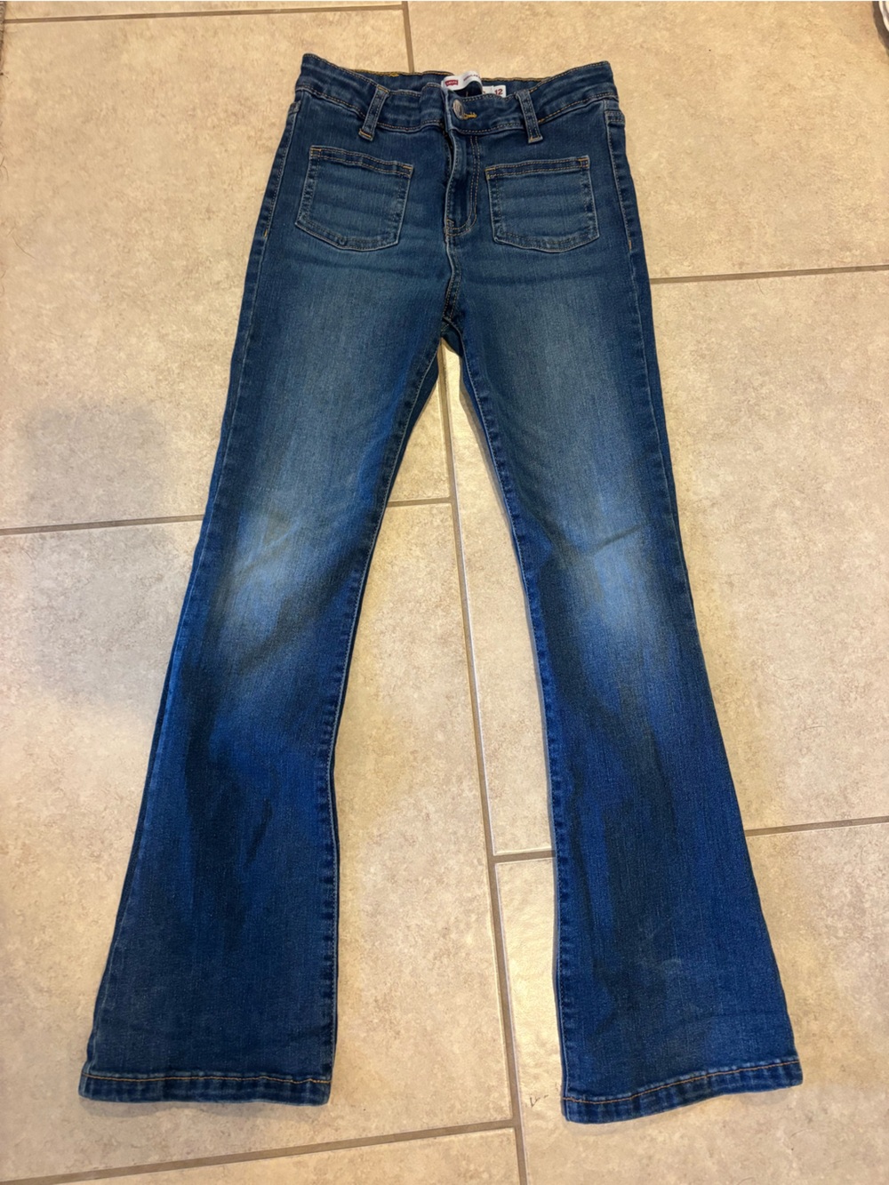 Levi's Medium Blue Kids Flare Jeans